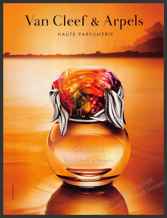 Van Cleef & Arpels Oriens 2010s Print Advertisement Ad 2010 Haute Parfumerie Fetch-the-Paper
