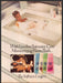 Vaseline 1980s Magazine Print Advertisement 1987 Foam Bath Tub Bathing Vaseline
