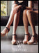 Vera Wang 2010s Magazine Print Advertisement 2012 Legs Shoes Bench Sitting Vera Wang