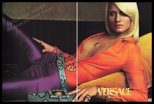 Versace 2000s Print Advertisement (2 pgs) 2017 Fetch the Paper!