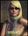 Versace Amber Valletta Front/Back Page 2000s Print Advertisement 2017 Fetch-the-Paper