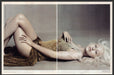 Versace Christina Aguilera 2000s Print Advertisement (2 Page) 2003 Legs Fetch-the-Paper