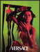 Versace Clothing 1990s Print Advertisement Ad 1999 Gisele Bundchen Green Fashion Fetch the Paper!