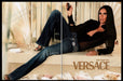 Versace Demi Moore 2000s Print Advertisement 2005 (2 pages) Fetch-the-Paper