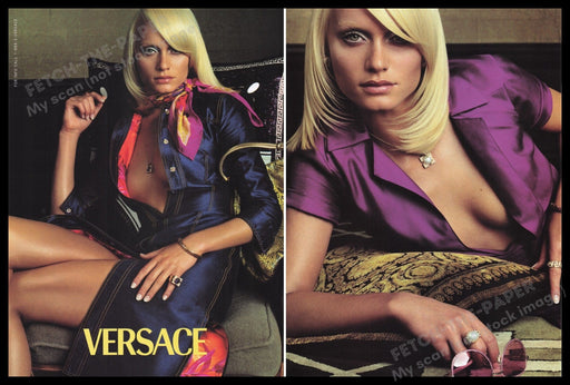 Versace Front/Back Page 2000s Print Advertisement 2017 Fetch the Paper!