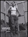 Versace Jeans Couture 1990s Print Advertisement Ad 1998 Carpenter Female Model Fetch the Paper!
