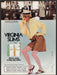 Virginia Slims Cigarettes Jam Session 1980s Print Advertisement Ad 1987 Legs Fetch-the-Paper