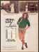 Virginia Slims Lights 1980s Print Advertisement 1982 Legs Cigarettes Fetch-the-Paper