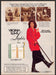 Virginia Slims Lights 1980s Print Advertisement 1986 Circa 1904 Alibis Given Fetch-the-Paper