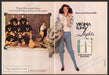 Virginia Slims Lights 1980s Print Advertisement (2 pages) 1982 Football Letter Virginia Slims Lights