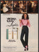 Virginia Slims Lights Cigarettes 1980s Print Advertisement 1983 Sewing Long Legs Fetch-the-Paper