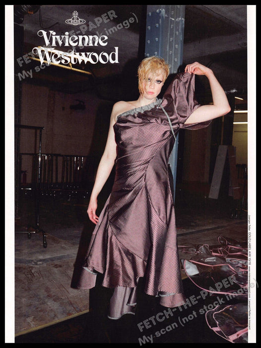Vivienne Westwood 2010s Magazine Print Ad 2015 Gwendoline Christie Vivienne Westwood
