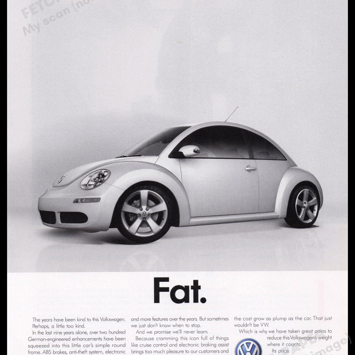 2007 Volkswagen Beetle Print Ad - 