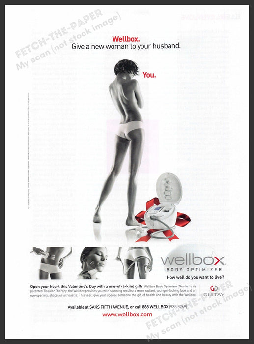 Wellbox 2000s Magazine Print Advertisement 2006 Legs Body Optimizer Wellbox