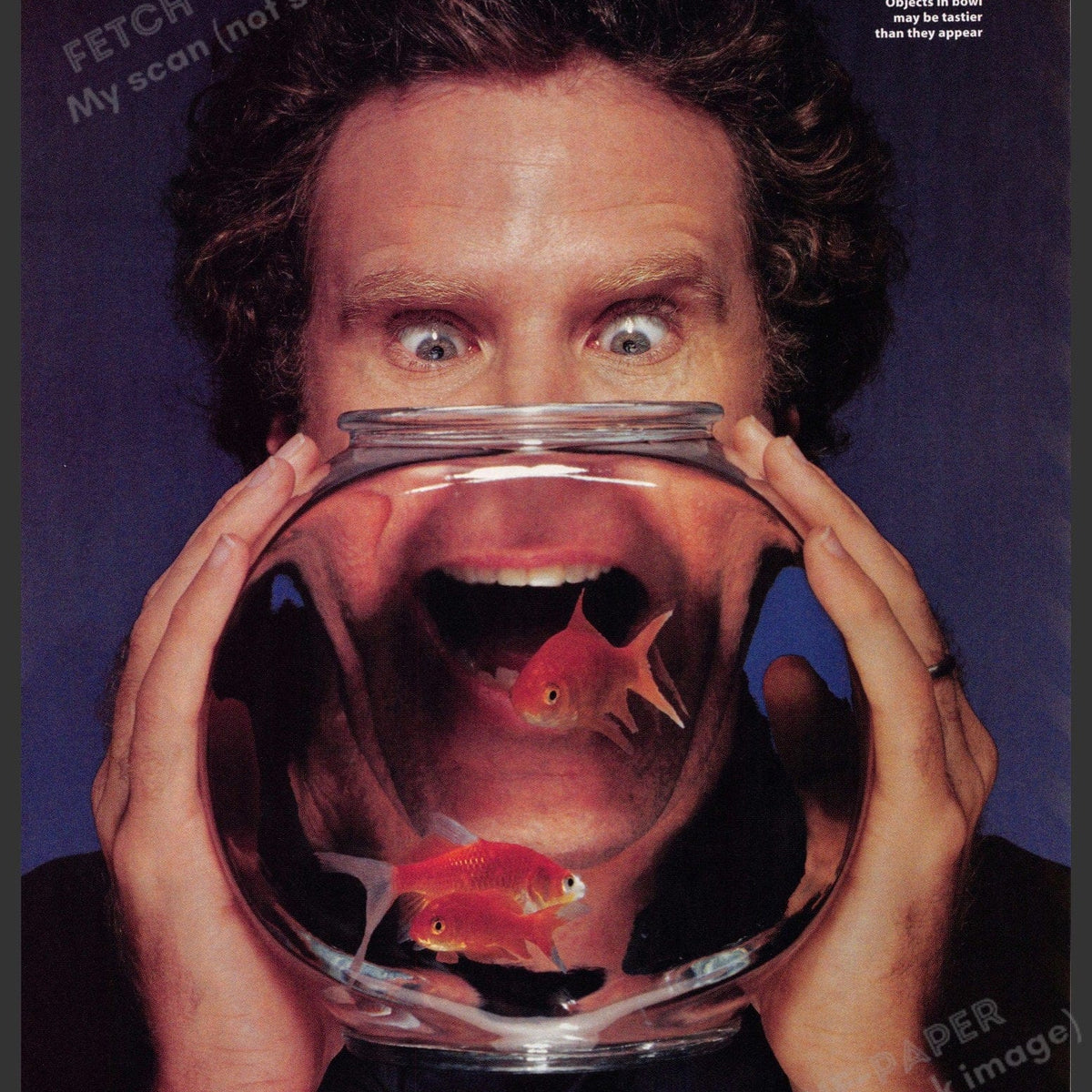 Will Ferrell 2000s Magazine Photo - Humorous Fishbowl Scene — Fetch-the ...