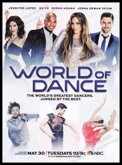 World Of Dance 2000s Print Advertisement Ad 2017 Fetch the Paper!