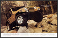 Wrangler Rubicon Jeep 2000s Print Ad (2 page) 2002 The Mightiest Rock Climbing Fetch-the-Paper