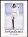 Yves Saint Laurent Clothing 1980s Print Advertisement Ad 1989 Legs Rive Gauche Fetch the Paper!