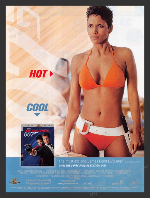2003 007 Die Another Day Halle Berry Bikini Print Advertisement Ad