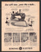 1949 Print Advertisement General Electric G-E Combination Iron Household Ad.