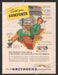 1949 Print Advertisement Greyhound SuperCoach Bus Interior Ad.