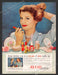 1958 Print Advertisement Avon Cosmetics Satin Sheen Makeup Ad.