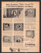 1958 Print Advertisement Western Auto Truetone "Movie Screen" T.V. Appliance Ad.