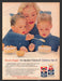 1963 Quaker Oats & Quick Mother Oats Mom & Daughters Print Advertisement Ad