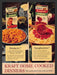 1964 Kraft Home Cooked Dinners Spaghetti Print Advertisement Ad
