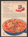 1964 Minute Rice & Tomatoes "Shrimp Rice Jambalaya" Recipe Print Ad