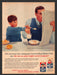 1964 Quick Quaker Oats Son and Father Breakfast Print Advertisement Ad