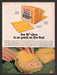 1967 Kraft American Cheese Slices Sandwich Print Advertisement Ad