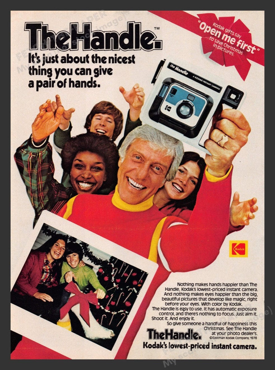 1978 Kodak Camera Ad Featuring Dick Van Dyke Vintage Print