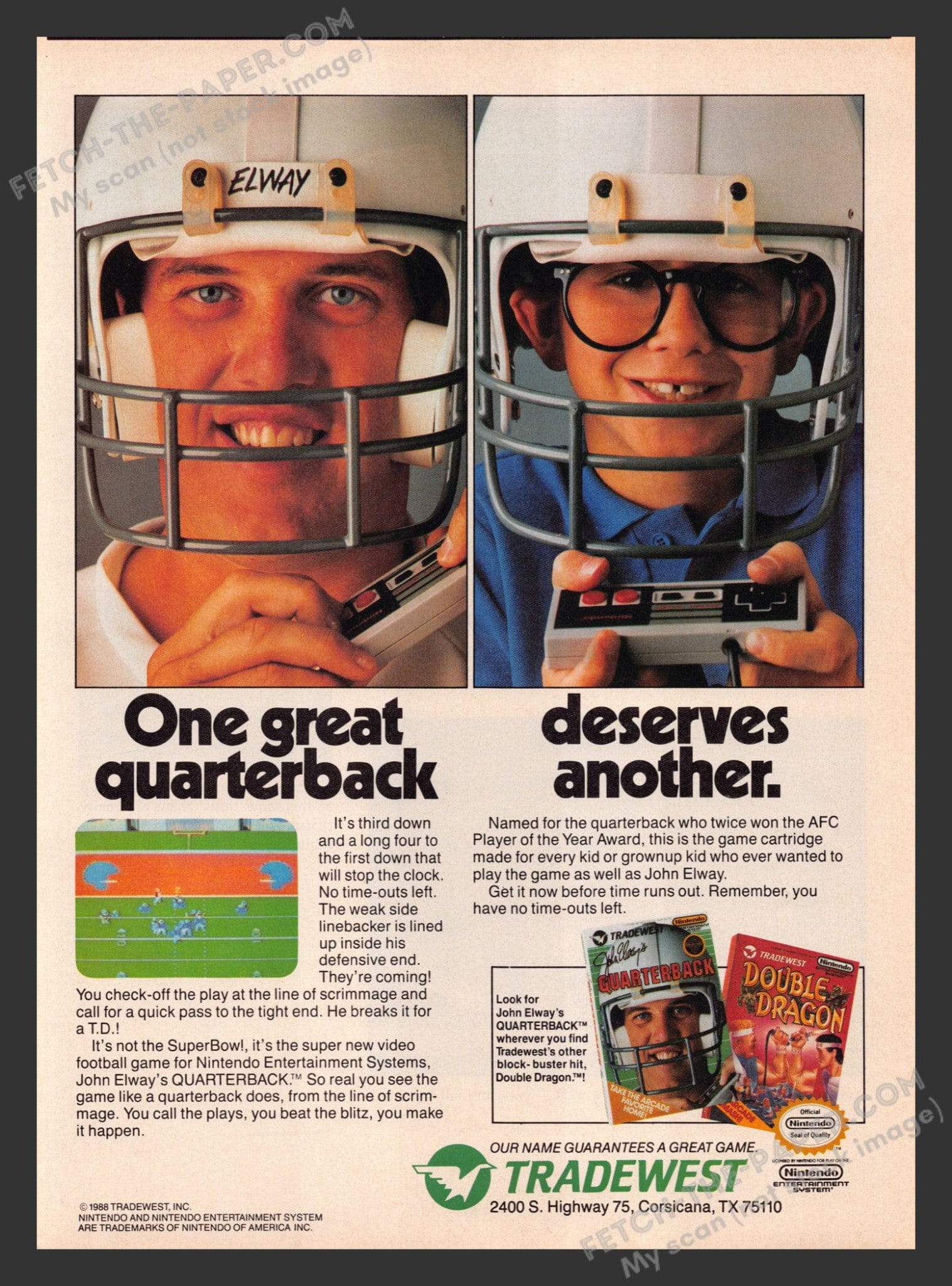Video Game - 1980-1989 Print Advertisements - Fetch-the-Paper