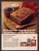 1981 Diamond & Sun-Maid Raisins Walnut Carrot Recipe Print Advertisement Ad