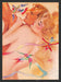1983 Naked Couple & Colorful Birds Magazine Illustration
