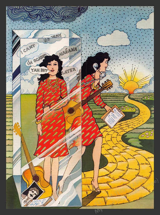 1984 Self Defeating Talk Breaking Out Magazine Illustration