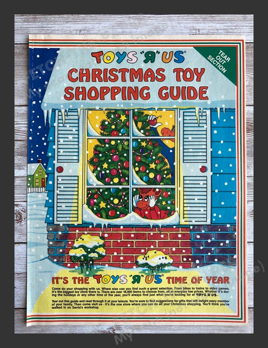 1984 Toys "R" Us Christmas Toy Shopping Guide Catalog / Booklet Magazine Insert