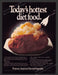 1985 Potato "Today's hottest diet food." Print Advertisement Ad
