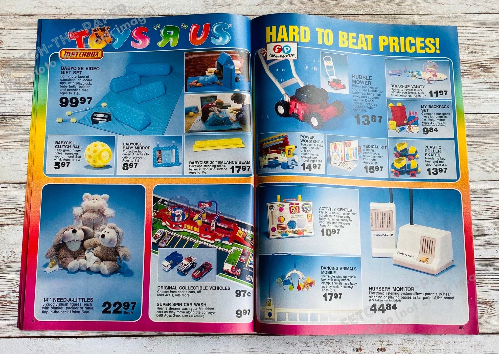 1986 Toys "R" Us Summer Fun Book Toy Catalog / Booklet Magazine Insert