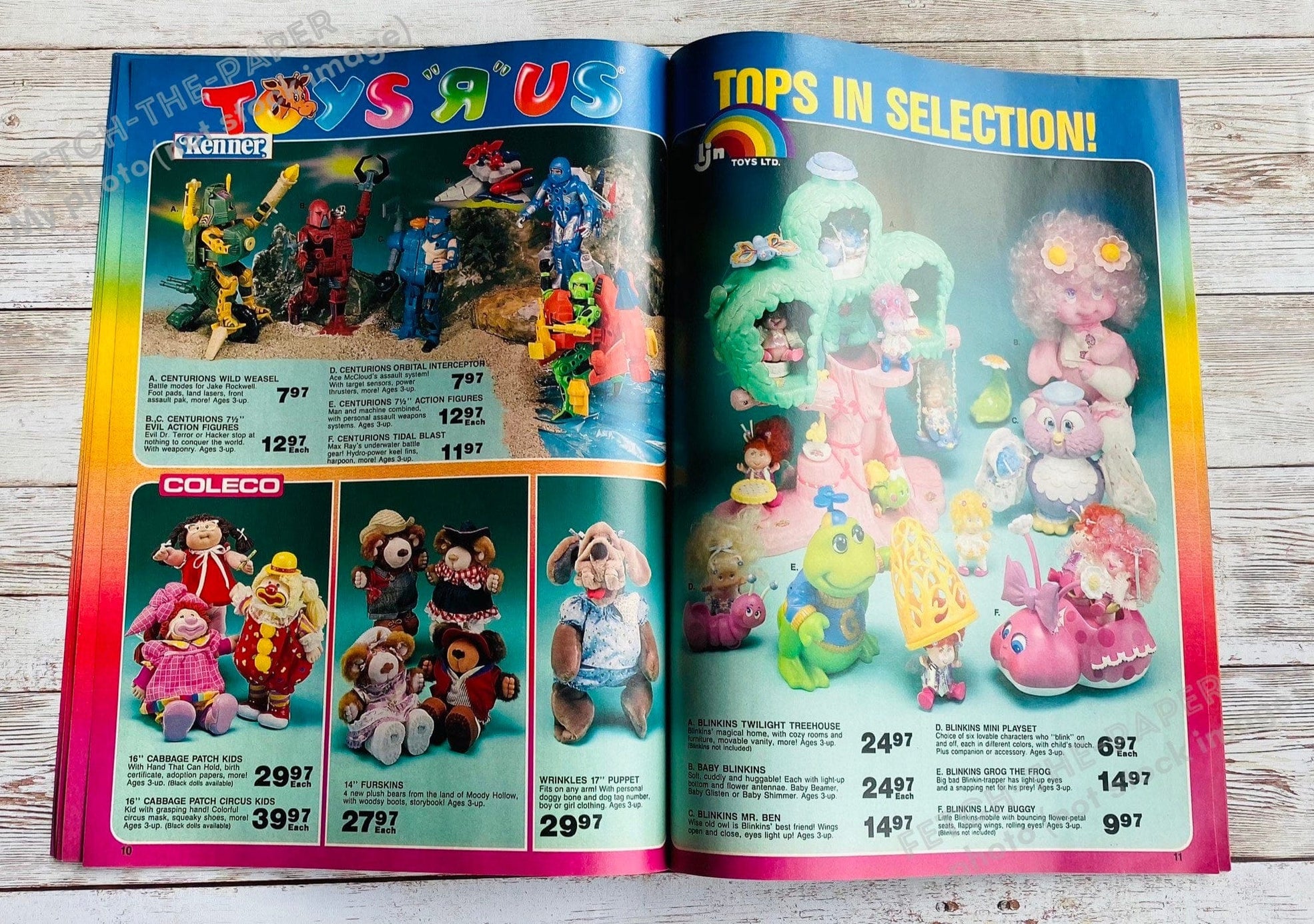 1986 Toys "R" Us Summer Fun Book Toy Catalog / Booklet Magazine Insert