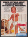 1987 Huggies Supertrim Diapers Crib & Plush Lion Print Advertisement Ad