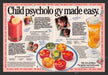 1987 Jell-O Recipes "Child Psychology made easy" Print Advertisement (2 Pages)