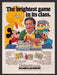 1987 Light & Learn Game Matching Cartoons Print Advertisement Ad