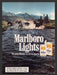1987 Marlboro Lights Cigarettes Crossing Stream Print Advertisement Ad