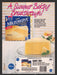 1987 Pillsbury Microwave Lemon Cake Mix Print Advertisement Ad