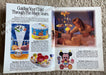 1989 Disney Mattel Toy Catalog / Small Magazine Booklet Insert Fetch the Paper!