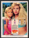 1989 Hawaiian Tropic Blonde Mom & Young Daughter Tan Print Advertisement Ad