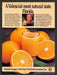 1989 Valencia Oranges Florida Sunshine Tree Print Advertisement Ad