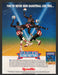 1990 Harlem Globetrotters Basketball Video Game Print Advertisement